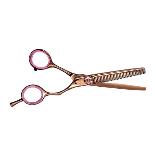 Washi Black Rose 5.75" Titanium Thinning 35 Teeth Scissors
