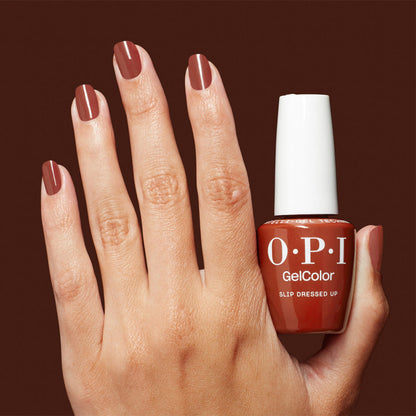 OPI GelColor Hema Free Gel Polish Slip Dressed Up 15ml Mani-tude Collection