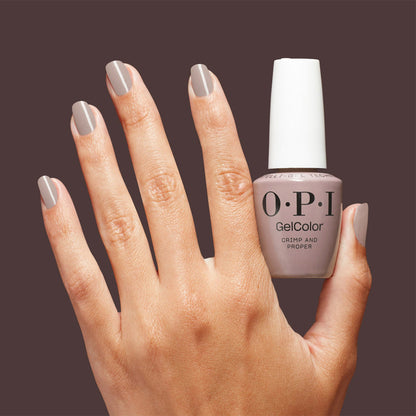 OPI GelColor Hema Free Gel Polish Crimp and Proper 15ml Mani-tude Collection