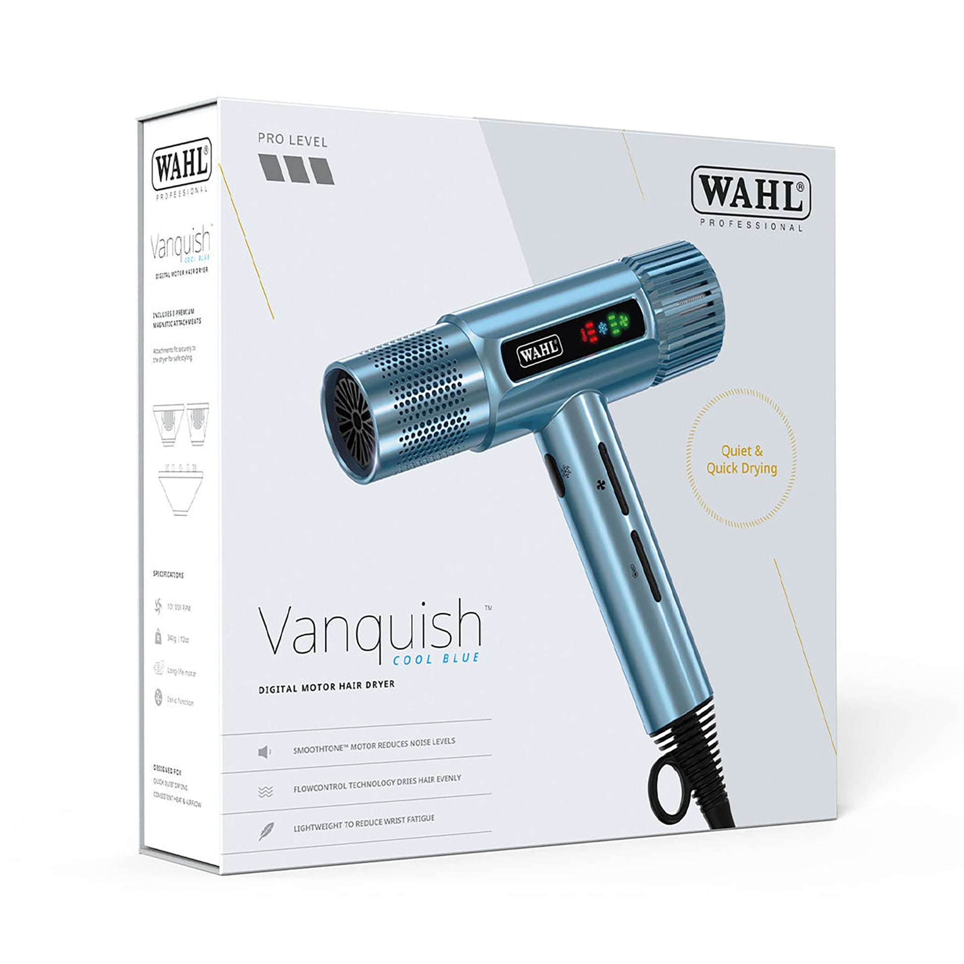 Wahl Vanquish Hair Dryer Cool Blue