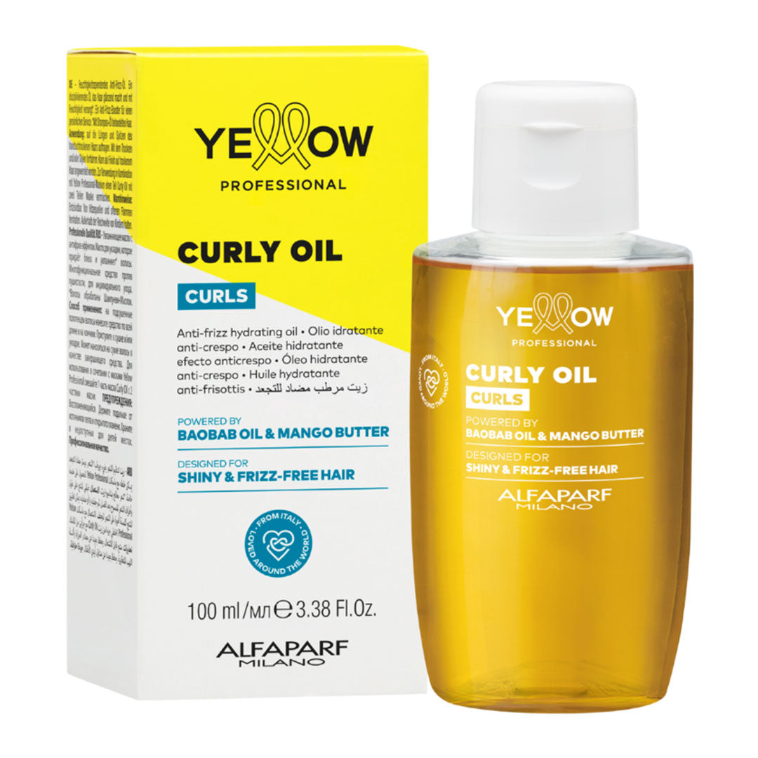 Yellow Professional Curls Curly Oil 100ml