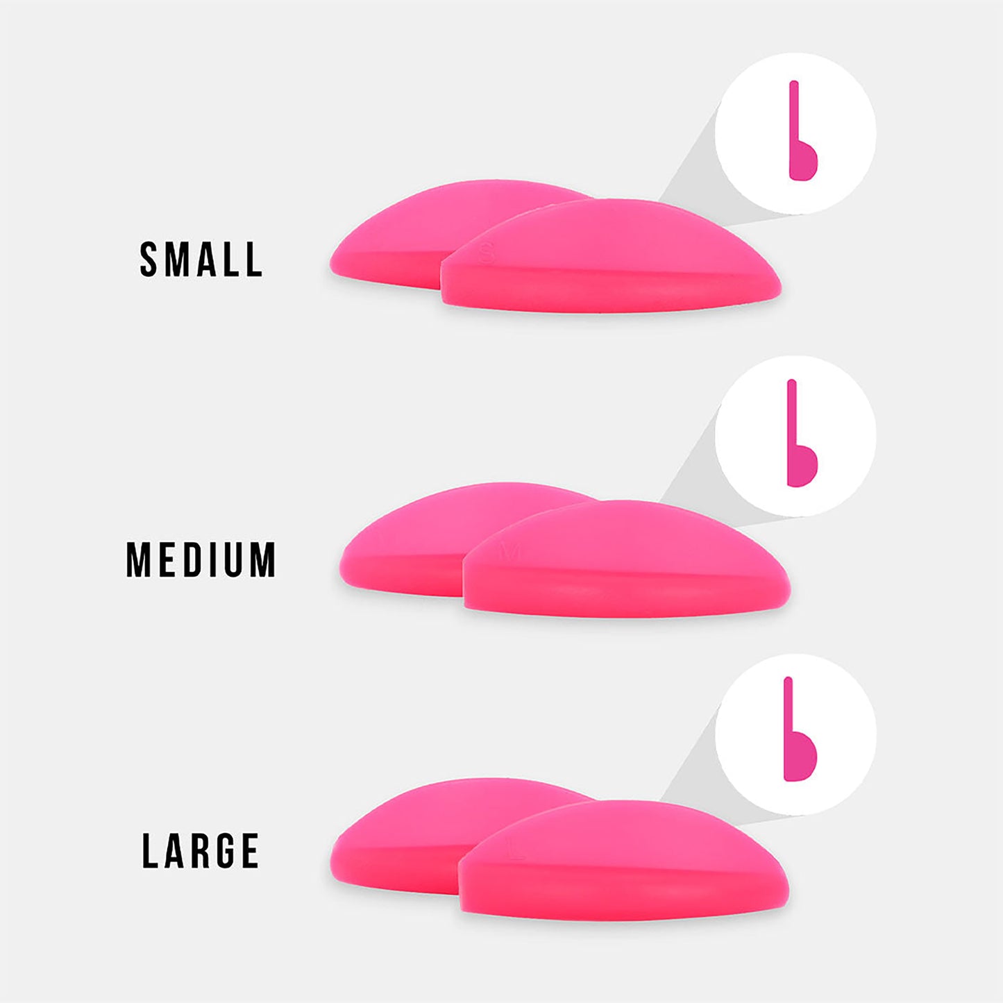 LashBase Lifted. Round Shields - Small