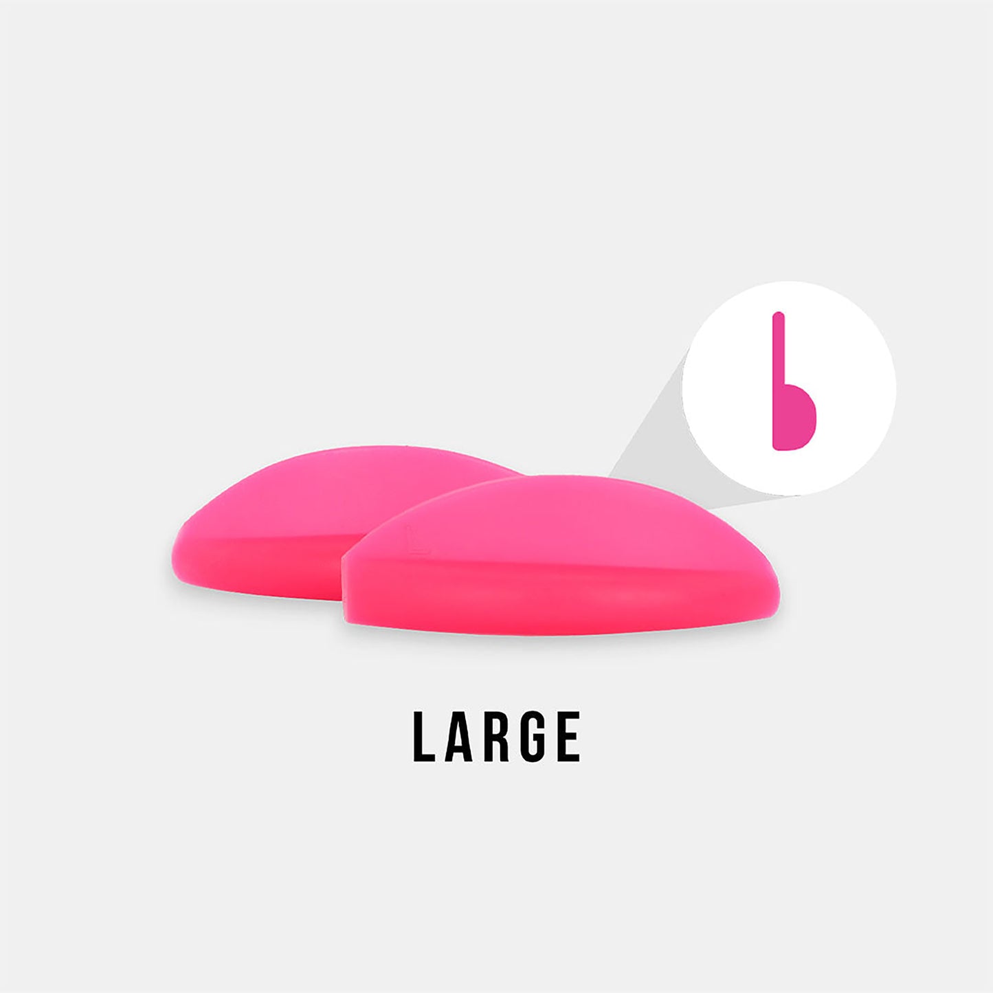 LashBase Lifted. Round Shields - Large