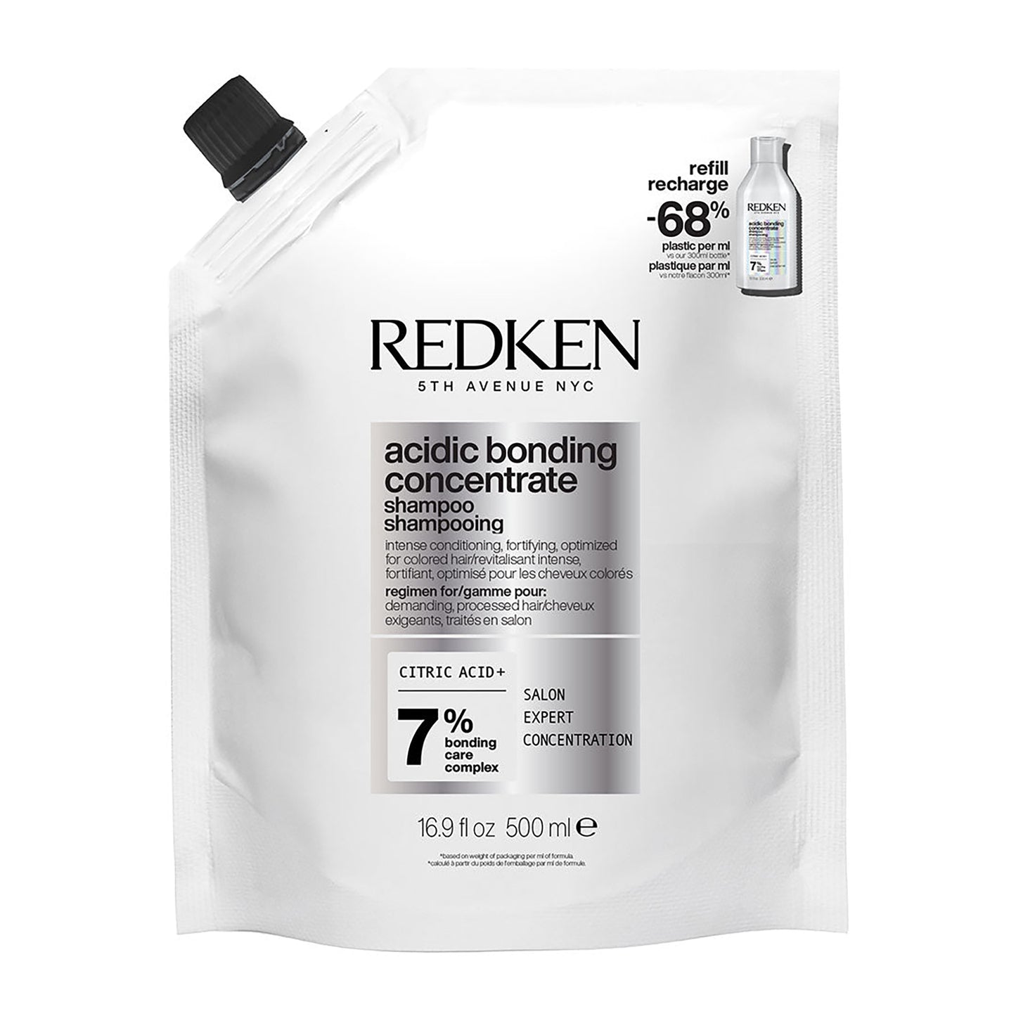 Redken Acidic Bonding Concentrate Shampoo Refill 500ml
