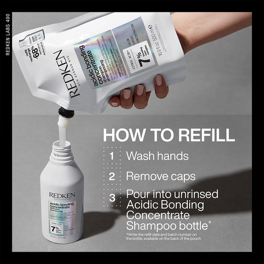 Redken Acidic Bonding Concentrate Shampoo Refill 500ml