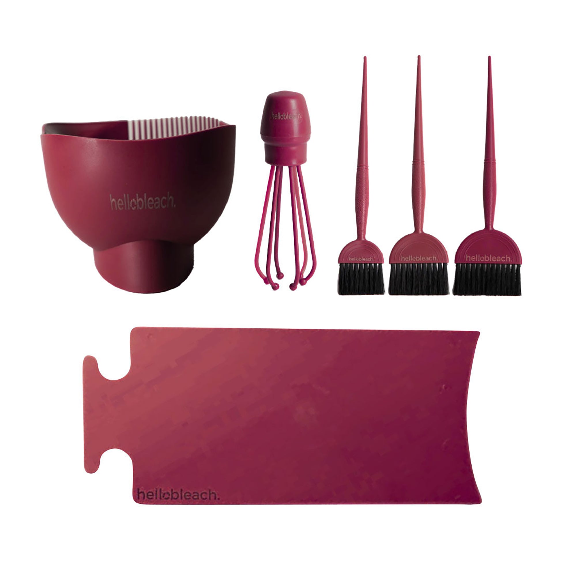 Hello Bleach Balayage Bundle Burgundy