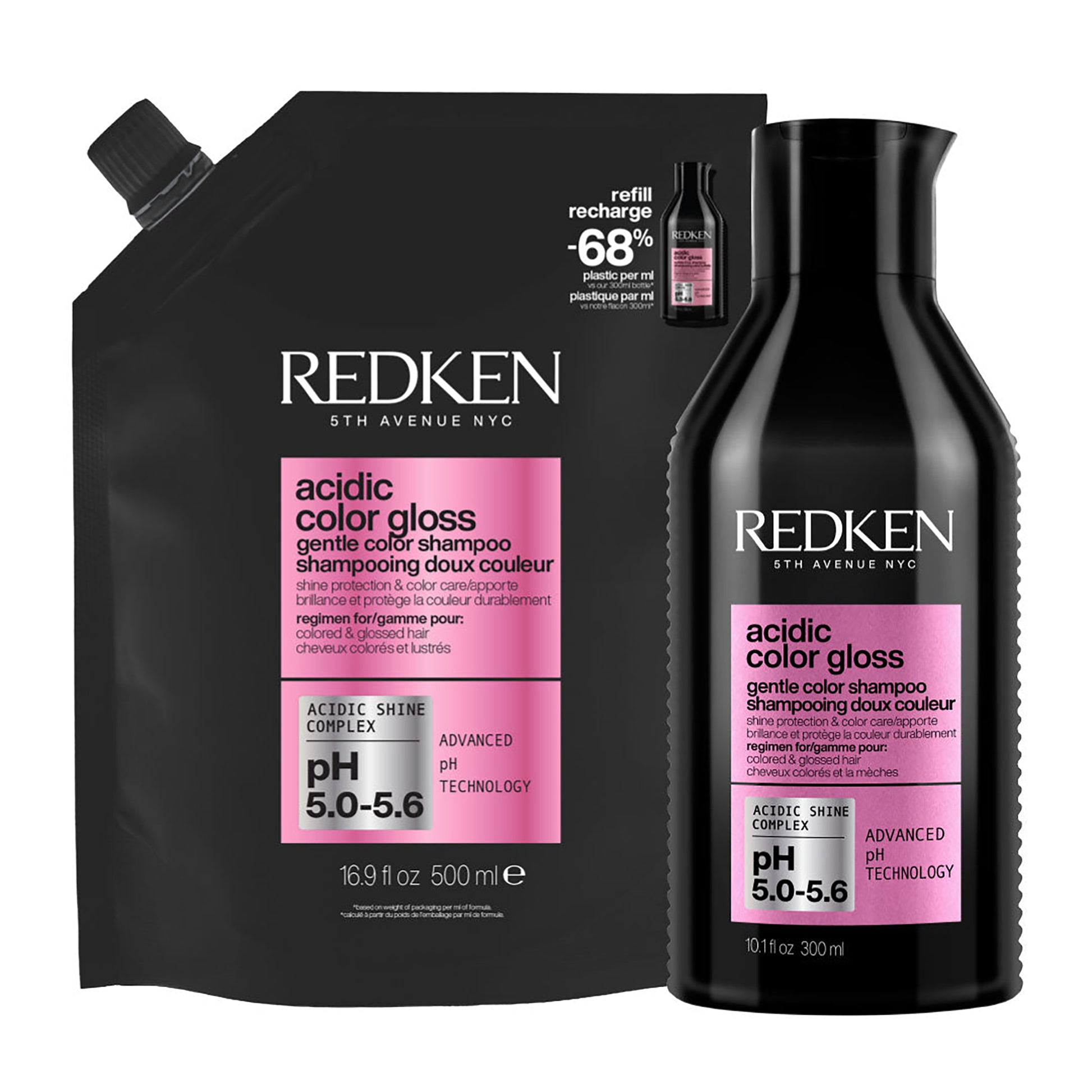 Redken Acidic Color Gloss Shampoo Refill Bundle