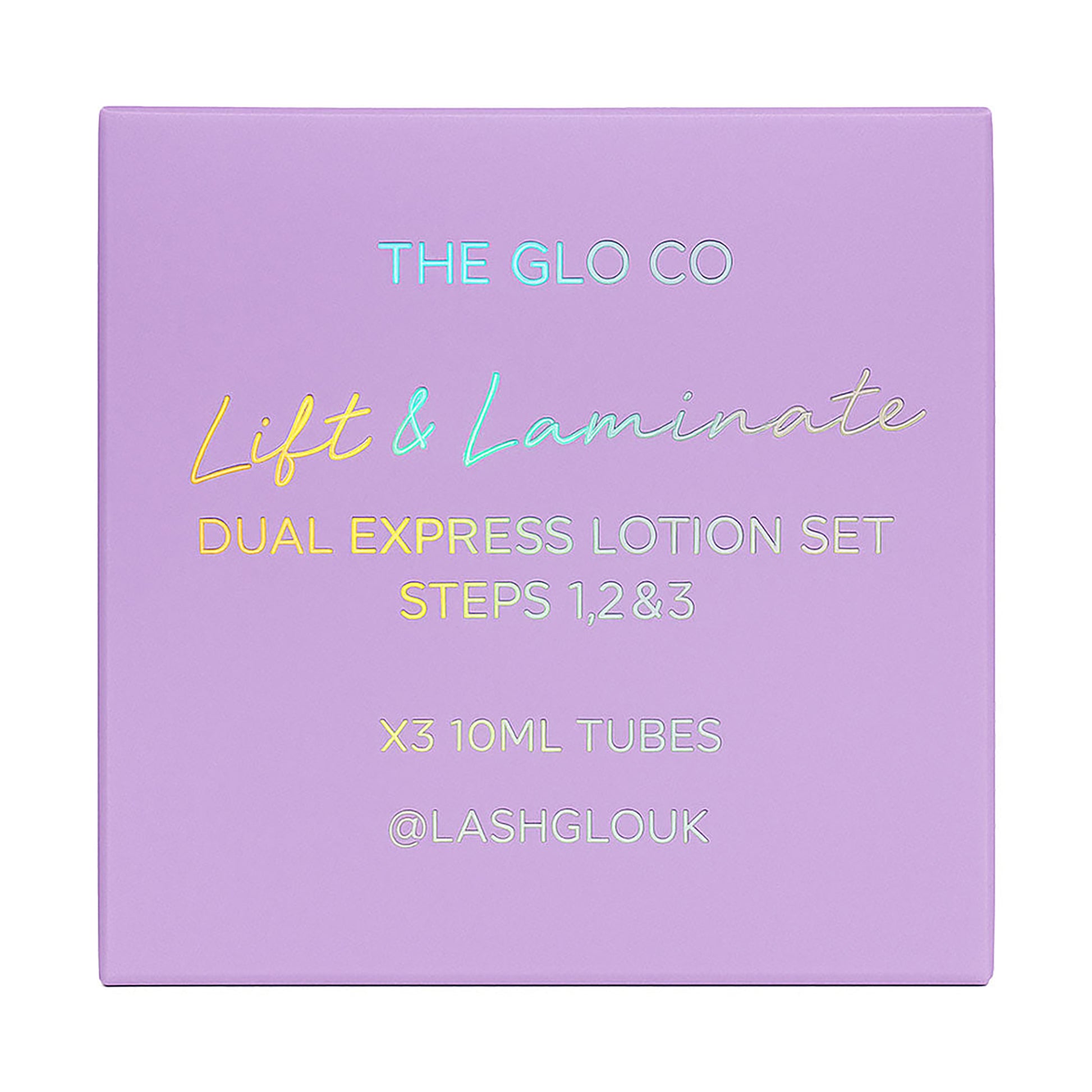 The Glo Co Lift & Laminate Dual Express Lotion Set - Step 1,2 &3 10ml