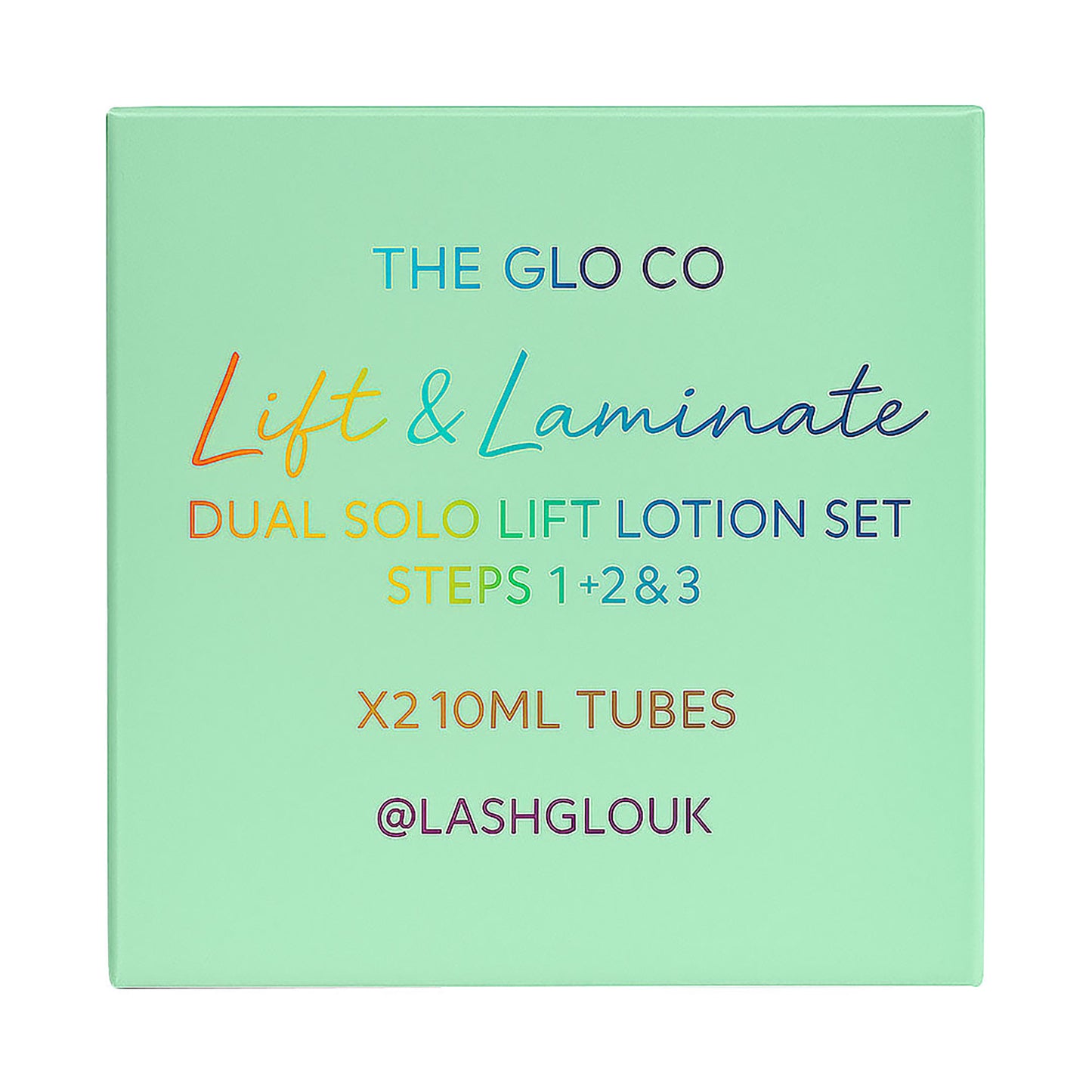The Glo Co Lift & Laminate Solo Lift Lotion Step 1,2&3 10ml