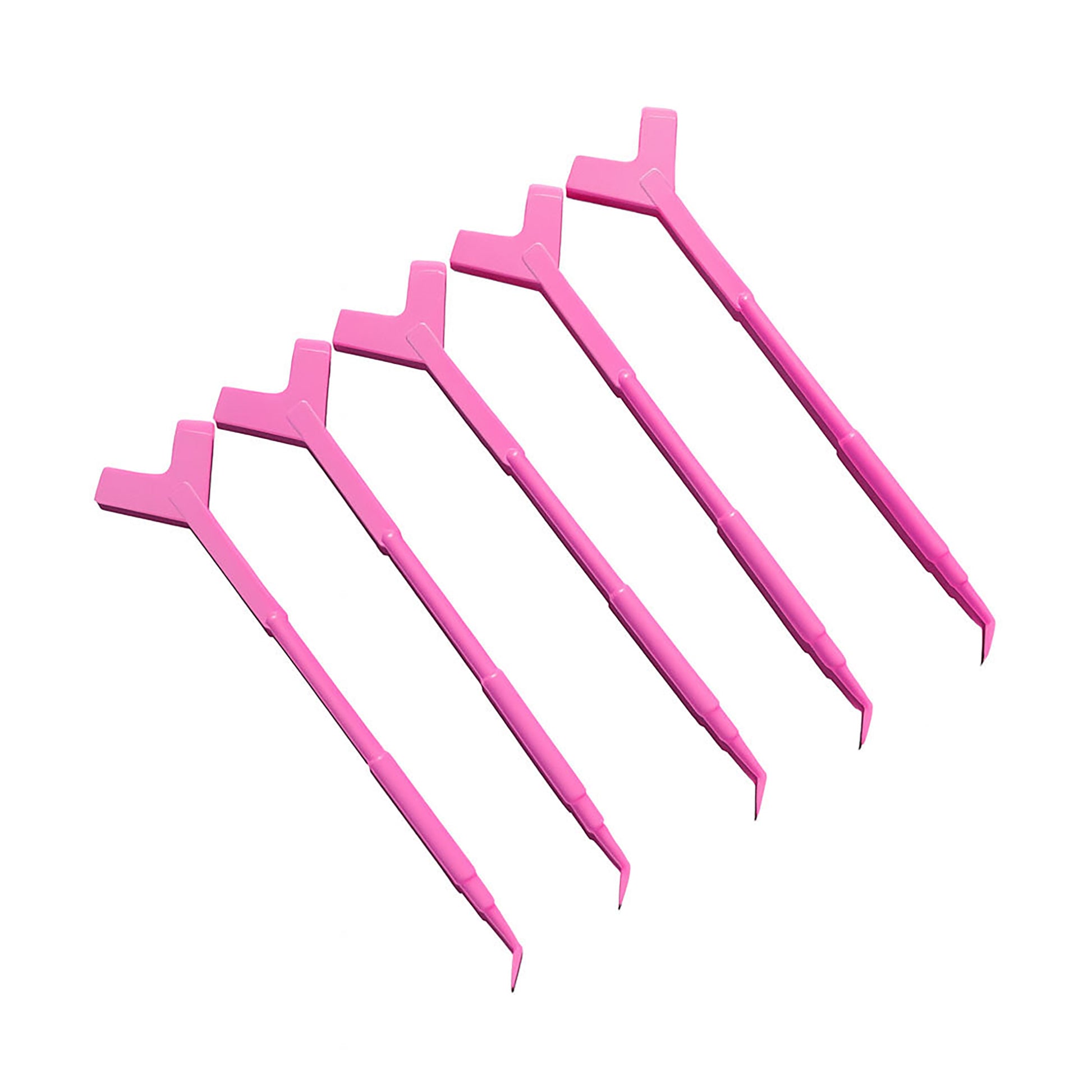 The Glo Co Dual End Y Comb Pink x5
