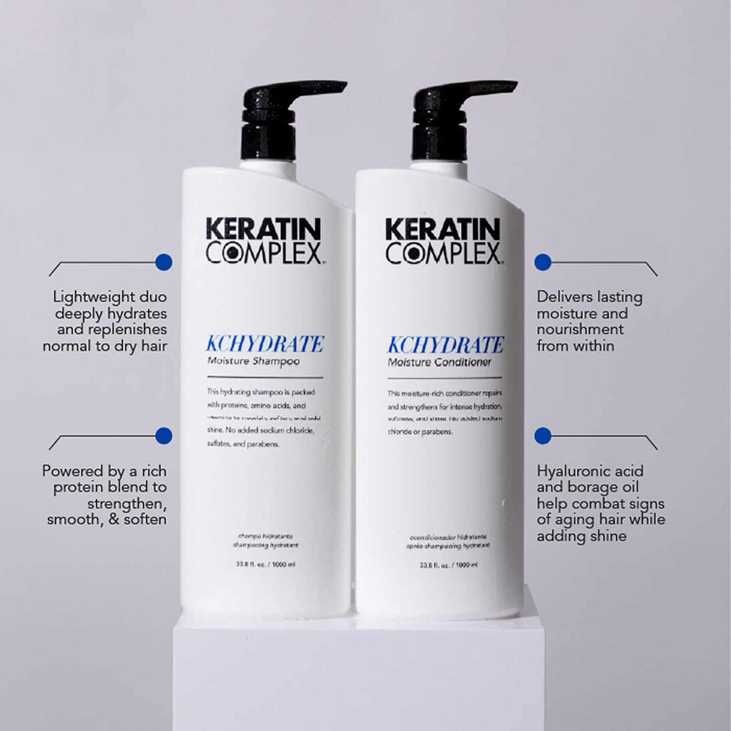 KERATIN COMPLEX Hydrate Moisture Shampoo 1000ml