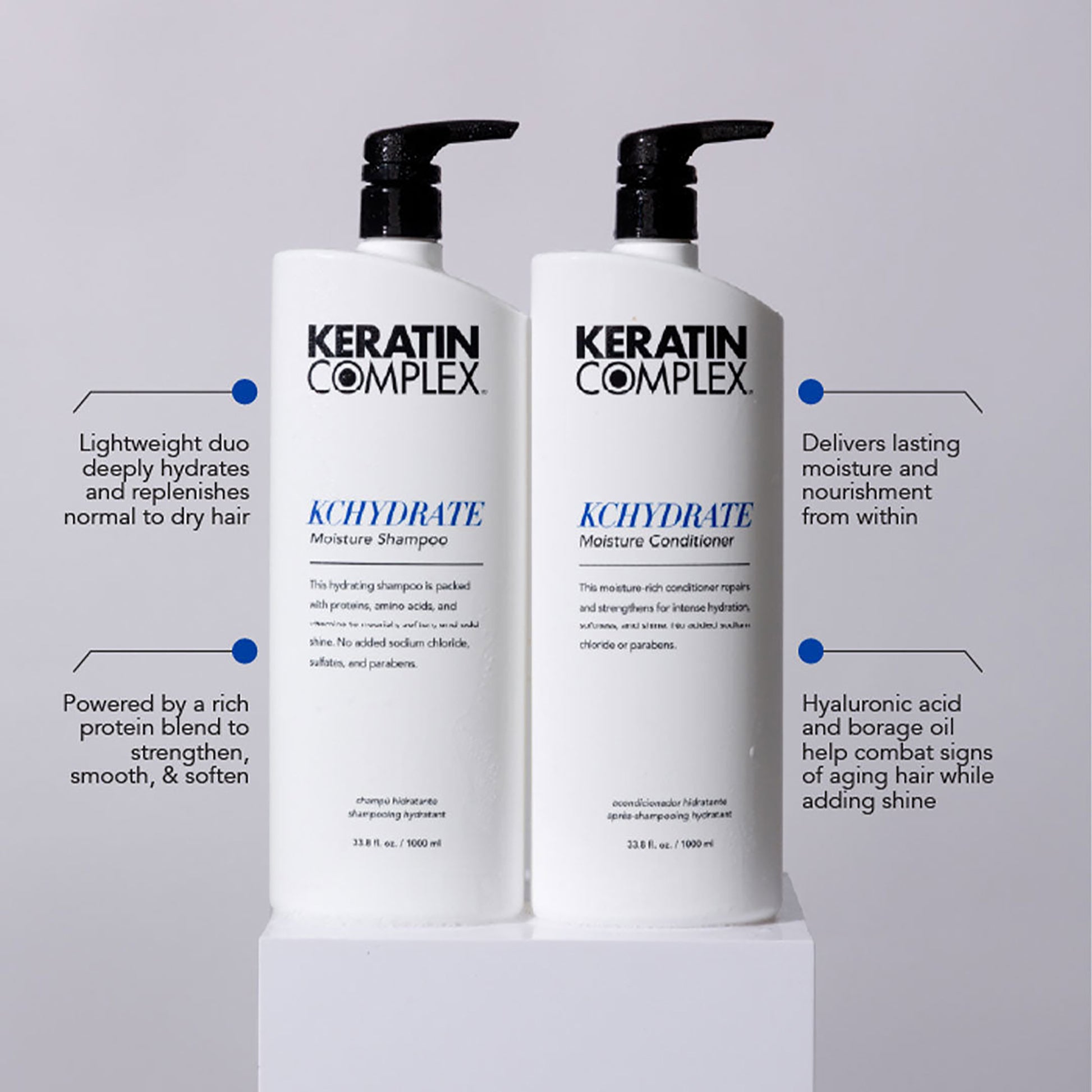 KERATIN COMPLEX Hydrate Moisture Shampoo 1000ml