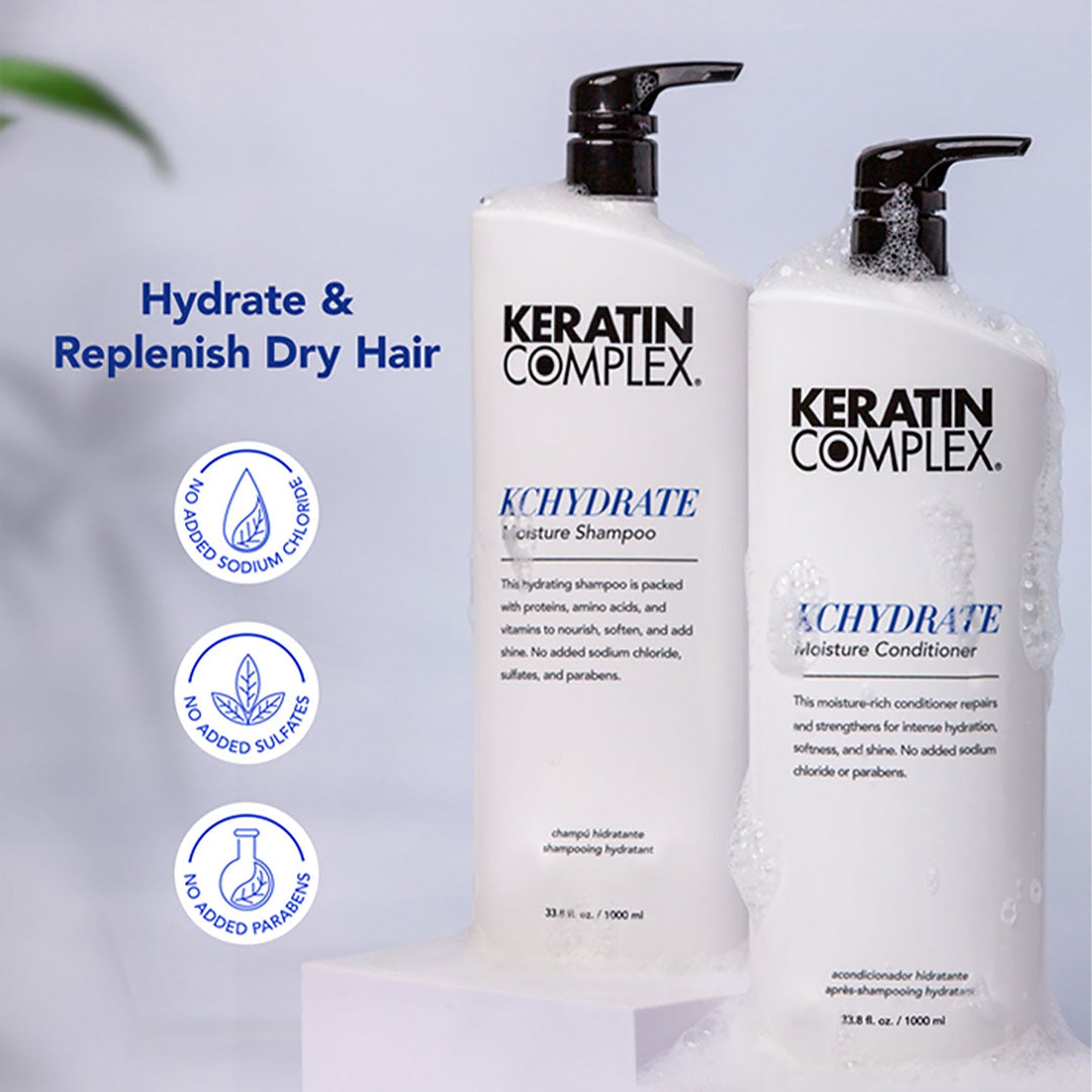 KERATIN COMPLEX Hydrate Moisture Shampoo 1000ml