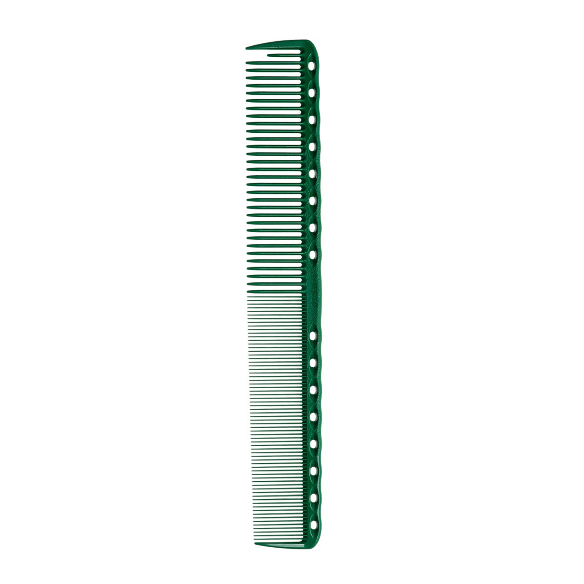 YS Park 336 Quick Fine Tooth Comb Green