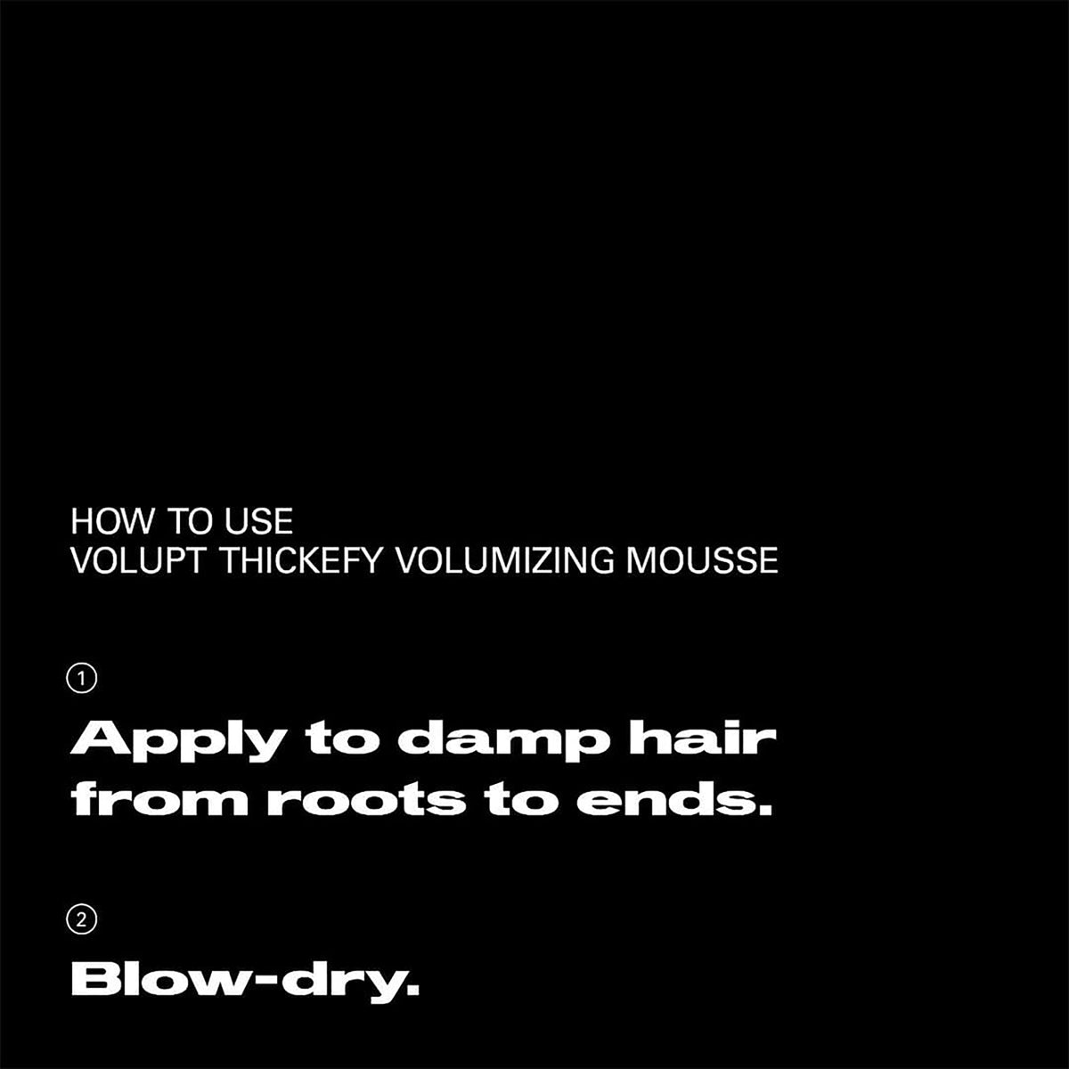 Sebastian Professional Volupt Thickify Volumising Mousse 190ml