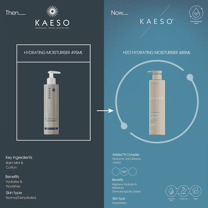 KAESO H20 Hydrating Moisturiser 485ml