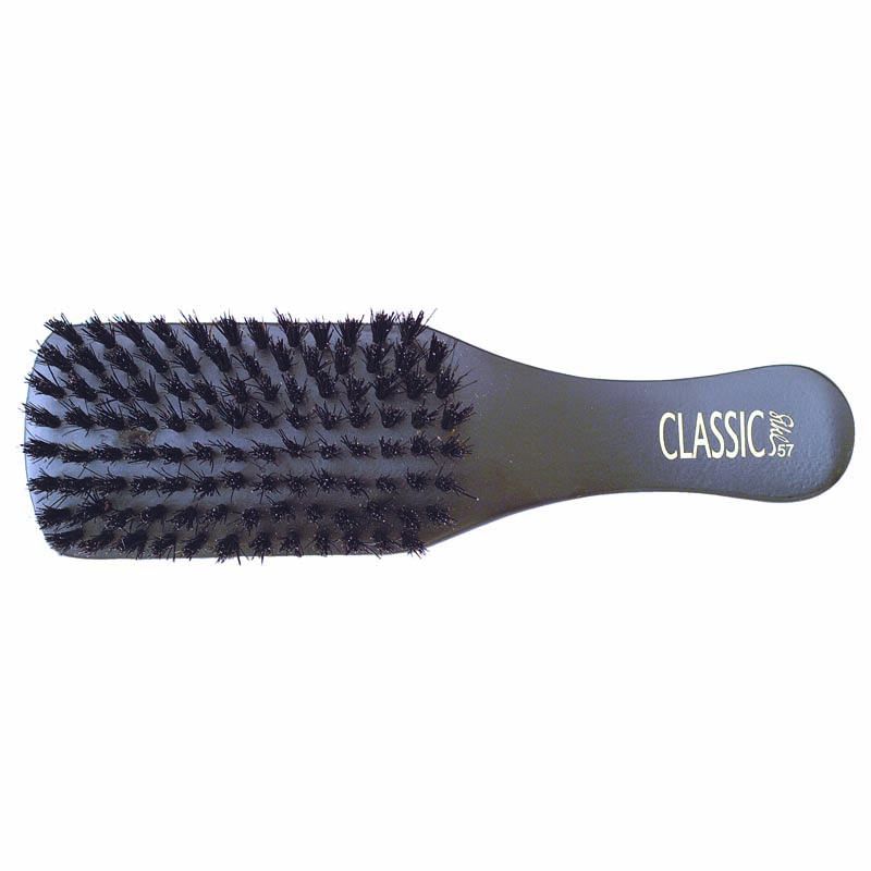 Sibel Mens Flat Grooming Brush Black