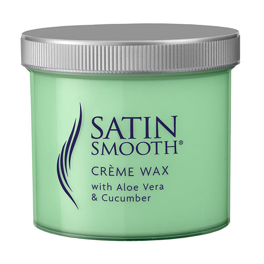 Satin Smooth Creme Wax Aloe Vera & Cucumber 450g