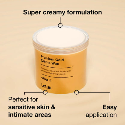Lotus Premium Gold Creme Wax 425g