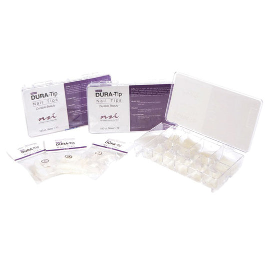 NSI Dura-Tip Natural Assorted Nail Tips x 300