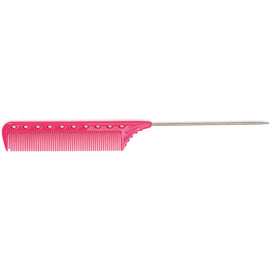 YS Park YS 102 Quick Weave/Wind Pin Tail Comb Pink