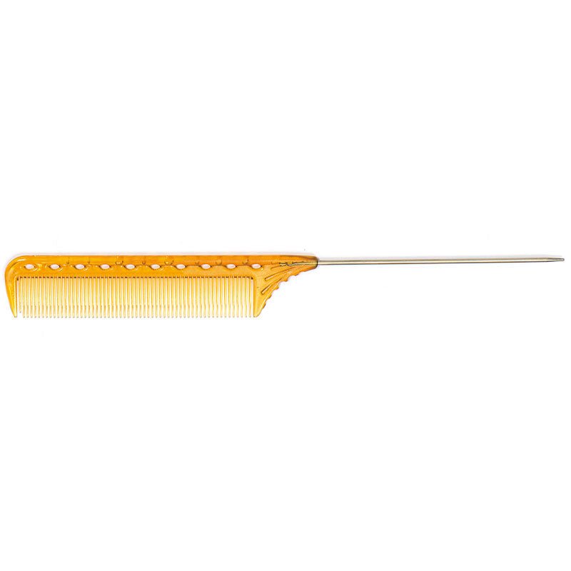 YS Park YS 102 Quick Weave/Wind Pin Tail Comb Camel