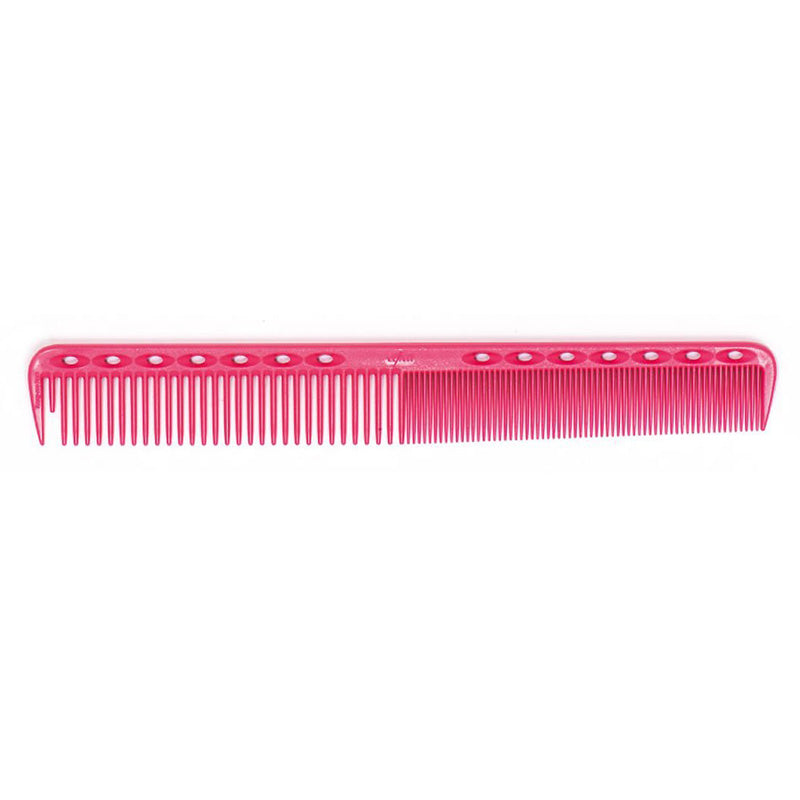 YS Park YS G45 Extra Long Fine Cutting Comb with Guide Pink