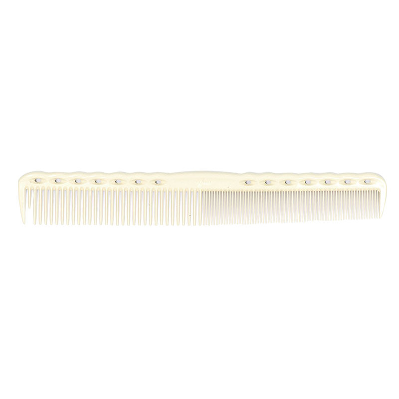 YS Park YS 334 Basic Fine Tooth Cutting Comb White