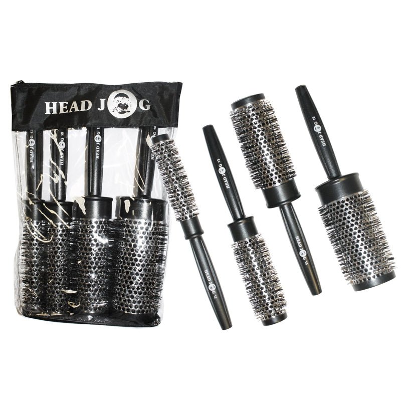 Head Jog Heat Retaining Quad Brush Set
