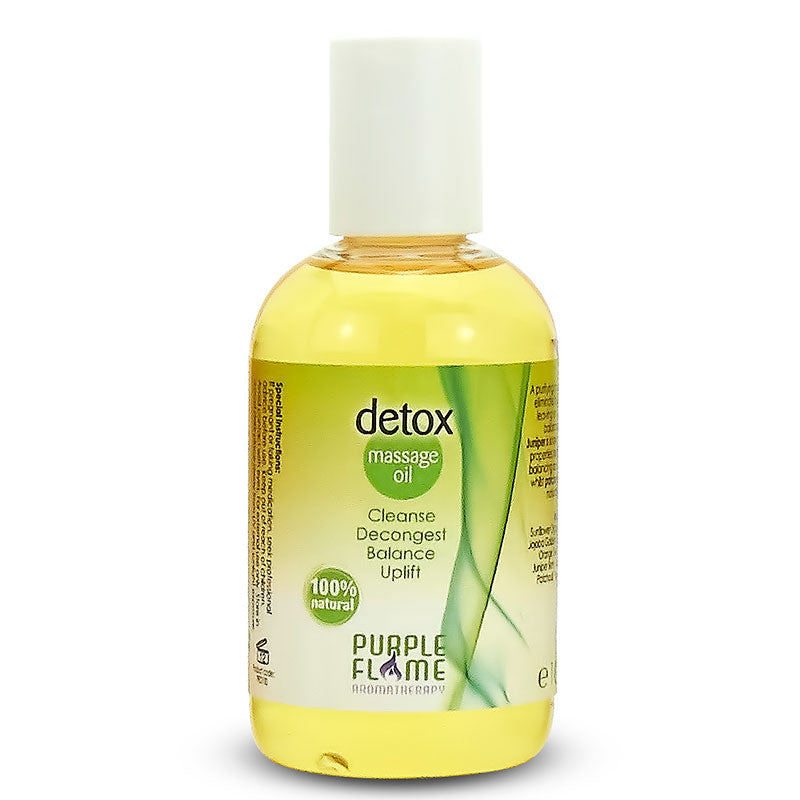 Purple Flame Detox Therapeutic Massage Oil 100ml