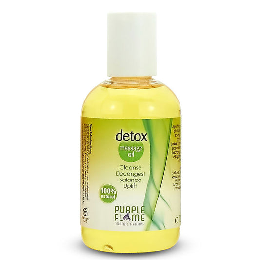 Purple Flame Detox Therapeutic Massage Oil 100ml