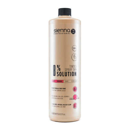 Sienna X 8% Professional Tanning Solution 1000ml