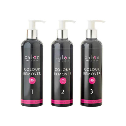 Zalon Pro London Colour Remover Salon Size - 5 Applications 3 x 250ml
