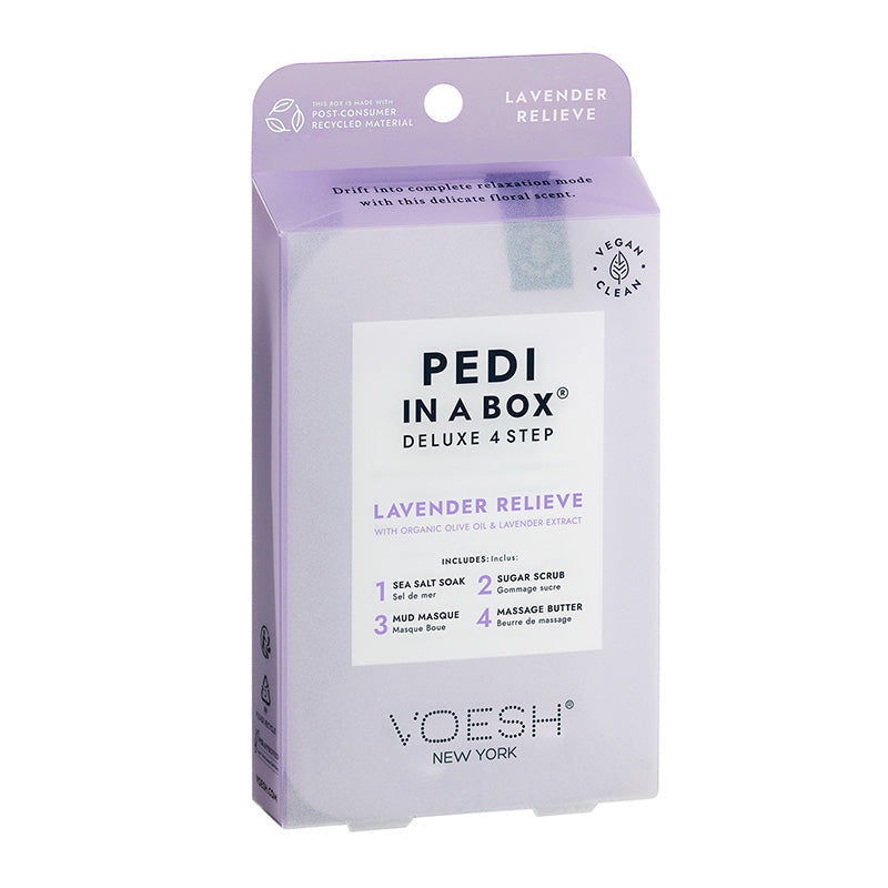 Voesh Pedi In A Box Deluxe 4 Step Lavender Relieve