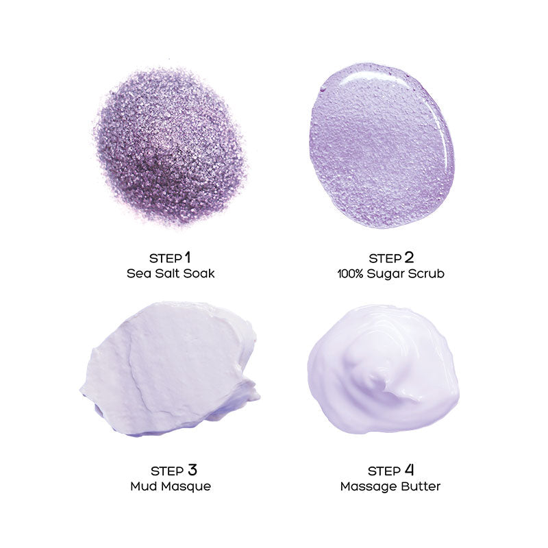 Voesh Pedi In A Box Deluxe 4 Step Lavender Relieve