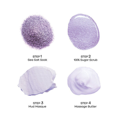Voesh Pedi In A Box Deluxe 4 Step Lavender Relieve