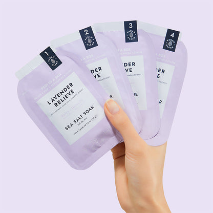 Voesh Pedi In A Box Deluxe 4 Step Lavender Relieve