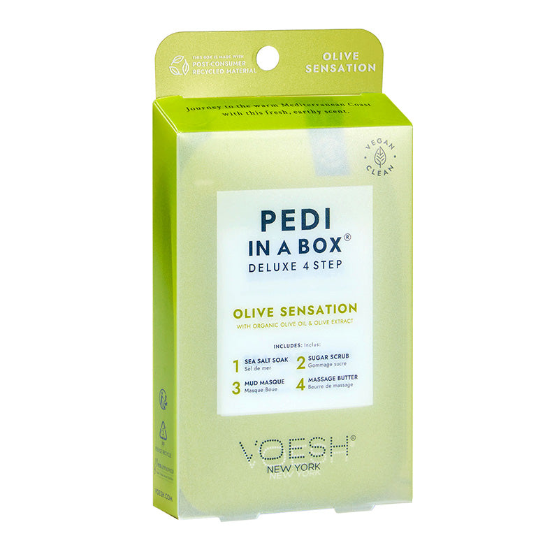 Voesh Pedi In A Box Deluxe 4 Step Olive Sensation