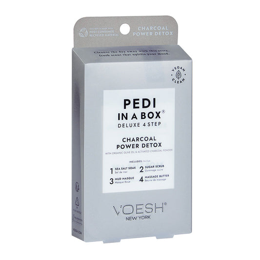 Voesh Pedi In A Box Deluxe 4 Step Charcoal