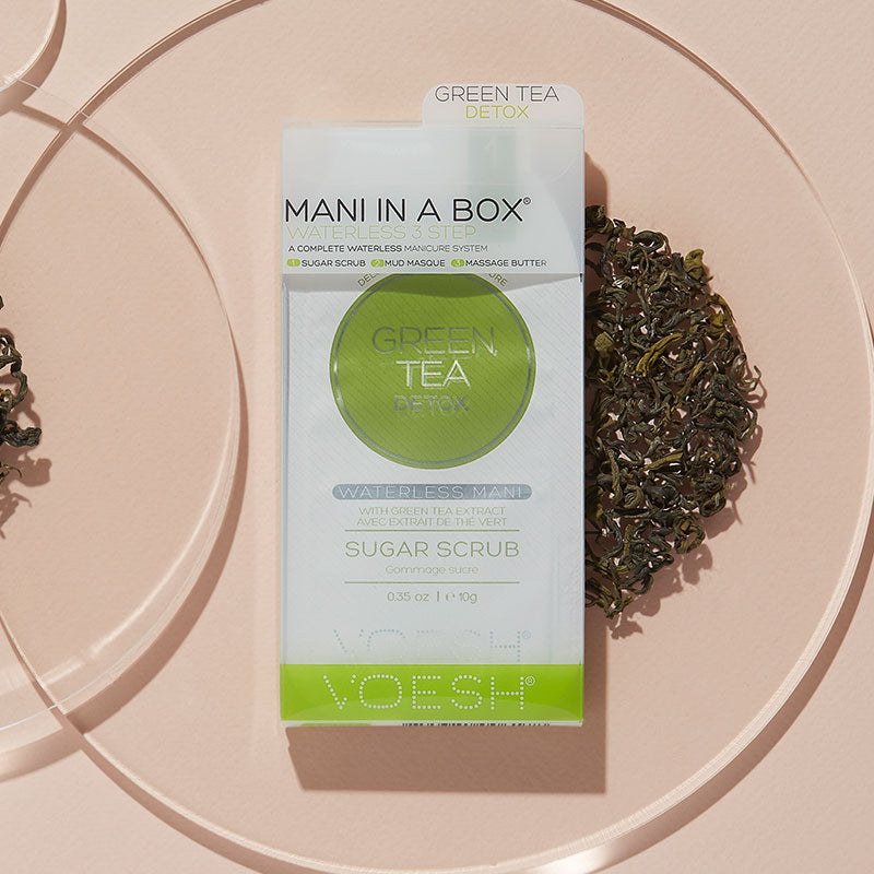 Voesh Mani In A Box Waterless 3 Step Green Tea