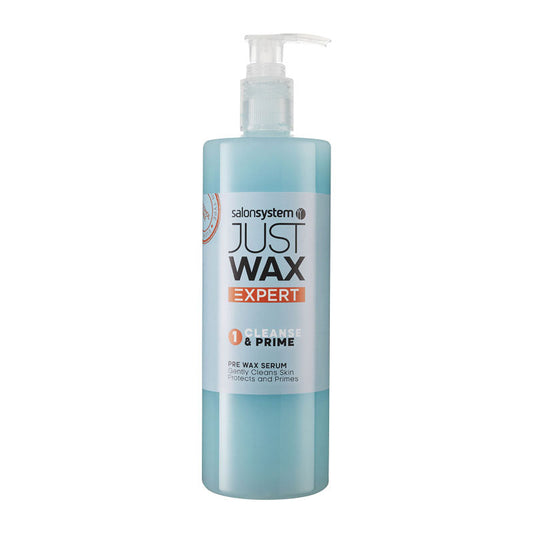 Salon System Just Wax Expert Cleanse and Prime 500ml