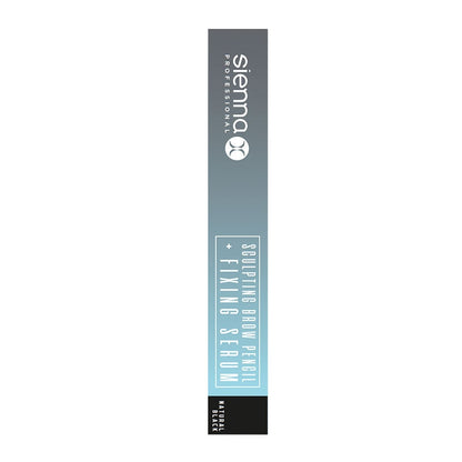 Sienna X Sculpting Brow Pencil and Fixing Serum Natural Black 18g