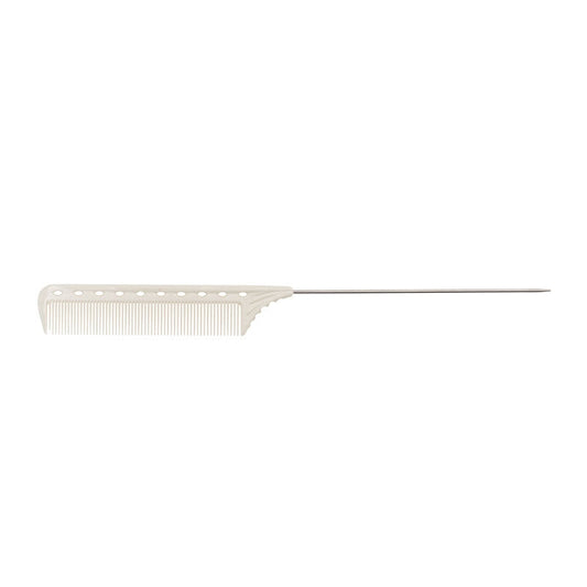 YS Park YS 122 Extra Long Pin Tail Comb White