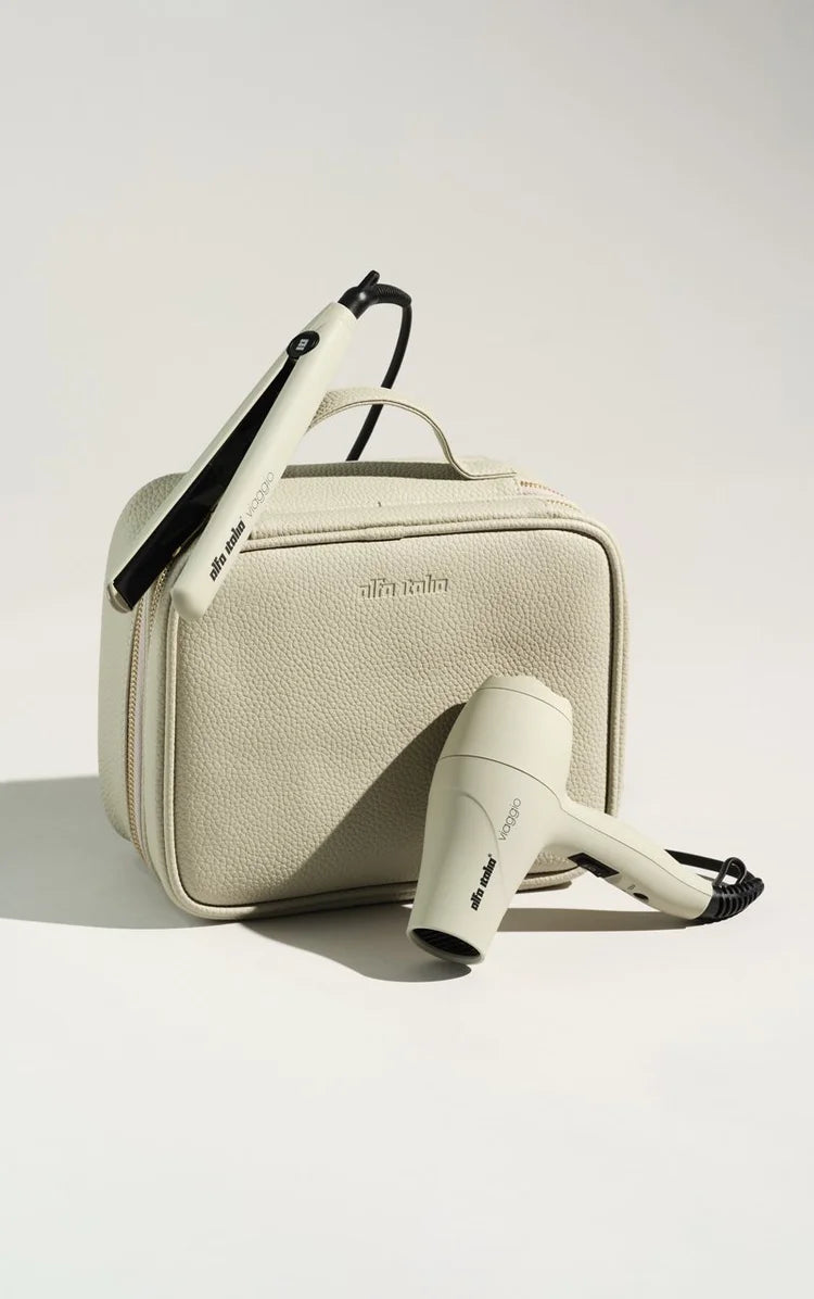 Alfa Italia Viaggio Hair Dryer & Straightener Travel Set -  Grigio
