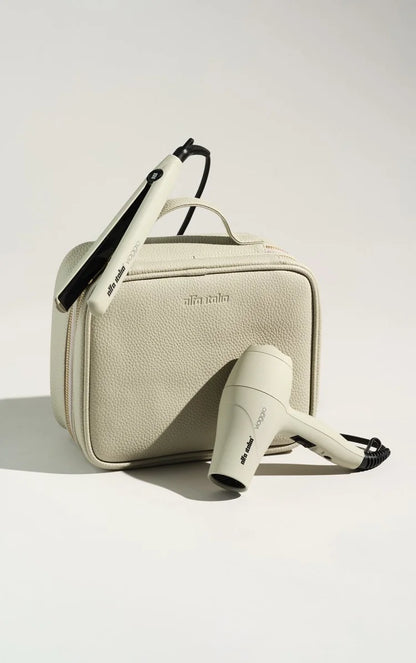 Alfa Italia Viaggio Hair Dryer & Straightener Travel Set -  Grigio