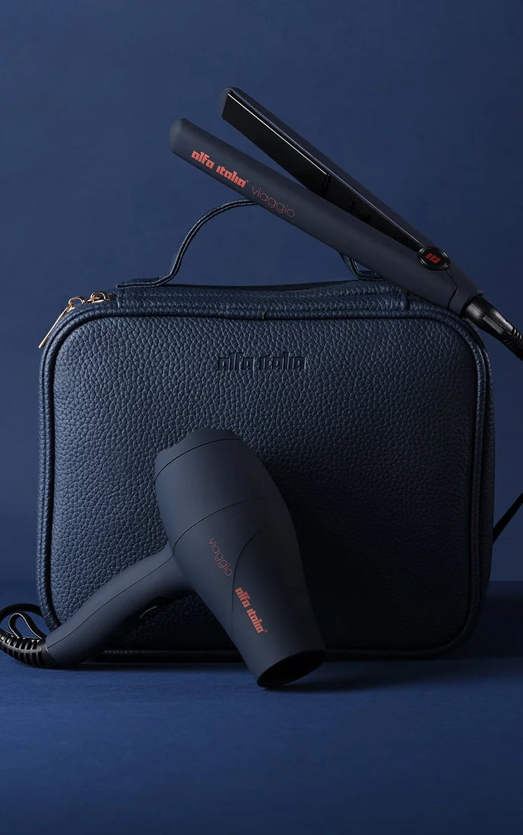 Alfa Italia Viaggio Hair Dryer & Straightener Travel Set -  Marina
