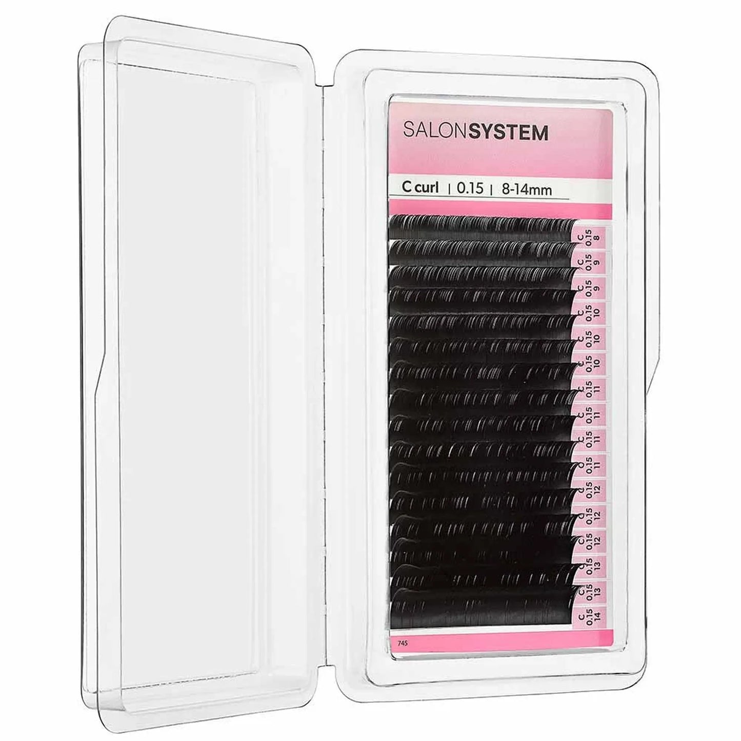 Salon System Lash Extensions Classic C-Curl 0.15 8-14mm