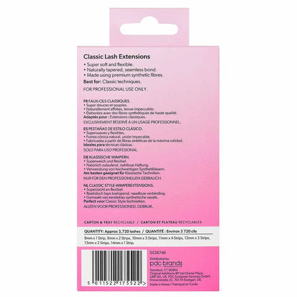 Salon System Lash Extensions Classic D-Curl 0.15 8-14mm