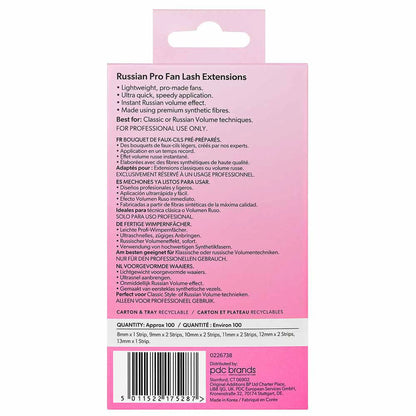 Salon System Lash Extensions ProFan C-Curl 4D 8-13mm