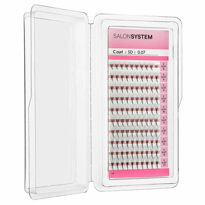 Salon System Lash Extensions ProFan C-Curl 5D 8-13mm